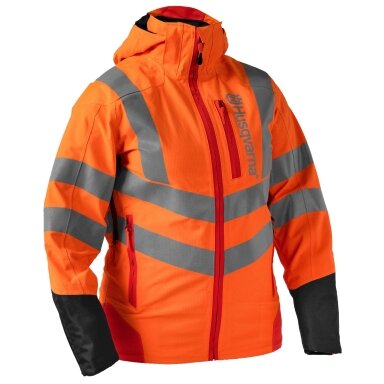 Husqvarna Striukė nuo lietaus Vent High-Viz moterims, Technical